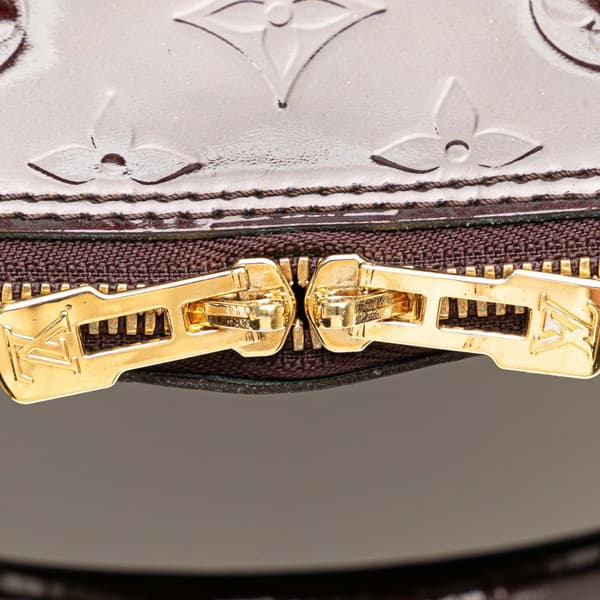 Pre-owned Louis Vuitton Monogram Vernis Alma GM Purple