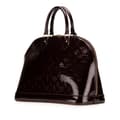 Miniatyrbild 2 av 10: Pre-owned Louis Vuitton Monogram Vernis Alma GM Purple