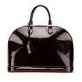 Miniatyrbild 1 av 10: Pre-owned Louis Vuitton Monogram Vernis Alma GM Purple