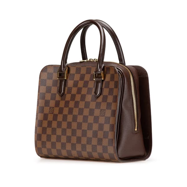Pre-owned Louis Vuitton Damier Ebene Triana Brown