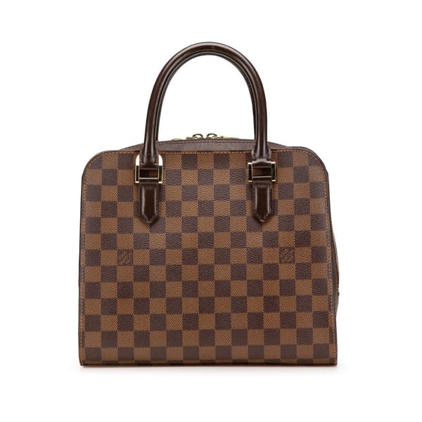 Pre-owned Louis Vuitton Damier Ebene Triana Brown
