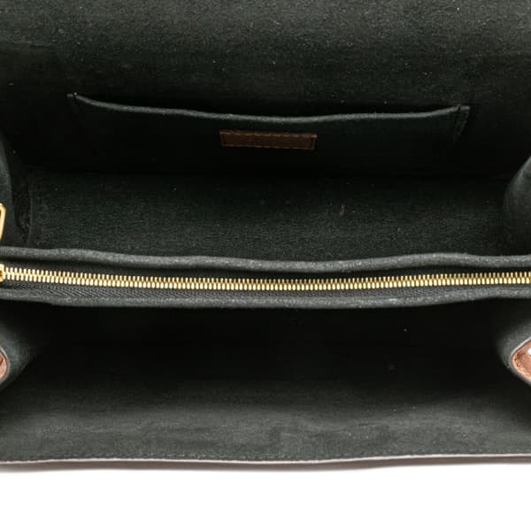 Pre-owned Louis Vuitton Monogram Reverse Dauphine MM Brown