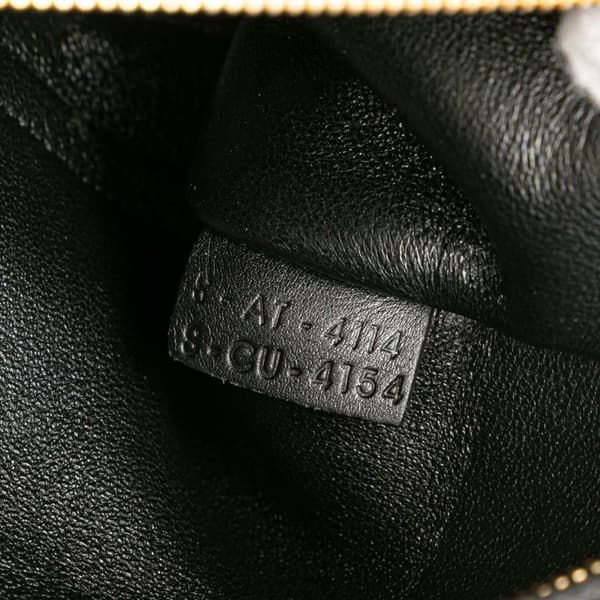 Pre-owned Celine Medium Tricolor Calfskin and Suede Trapeze Satchel Black
