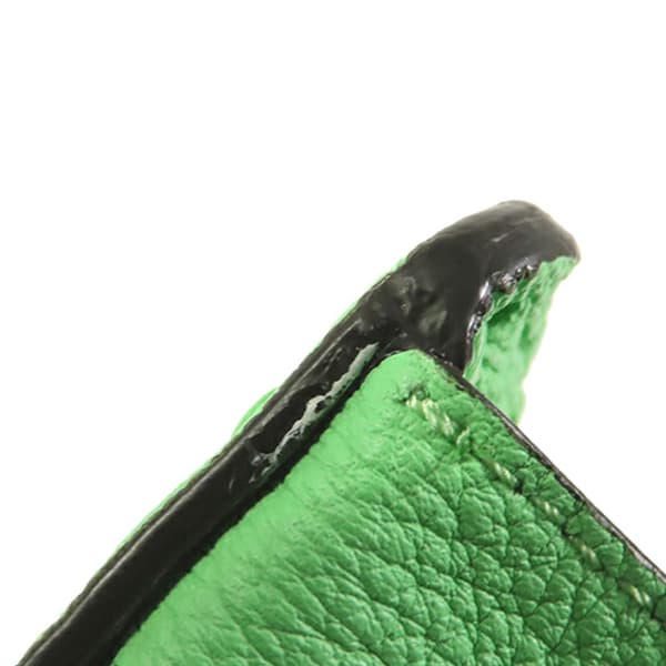 Pre-owned Fendi Small Calfskin Selleria Peekaboo ISeeU Satchel Green