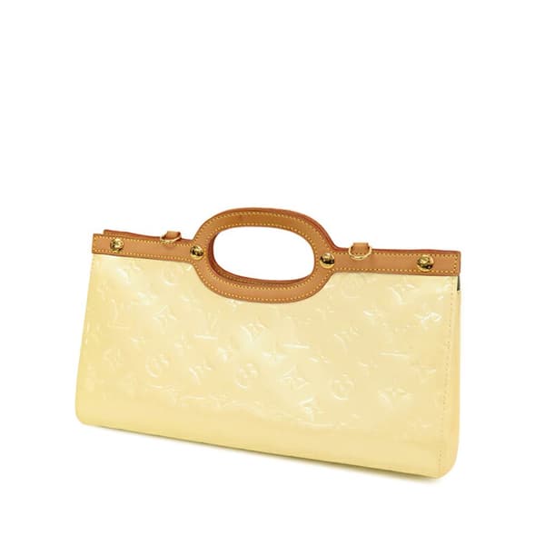 Pre-owned Louis Vuitton Monogram Vernis Roxbury Drive Yellow