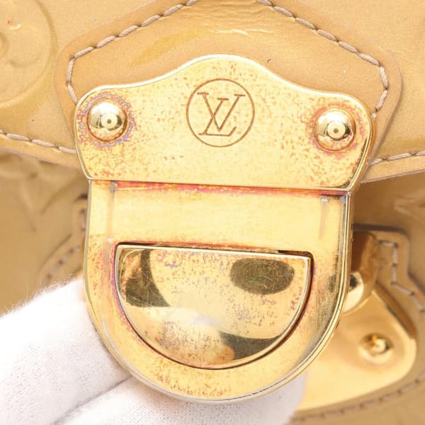 Pre-owned Louis Vuitton Monogram Vernis Mirada Brown