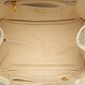 Miniatyrbilde 4 av 10: Pre-owned Prada Canvas Canapa Logo Satchel White