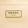 Miniatyrbilde 5 av 10: Pre-owned Prada Canvas Canapa Logo Satchel White