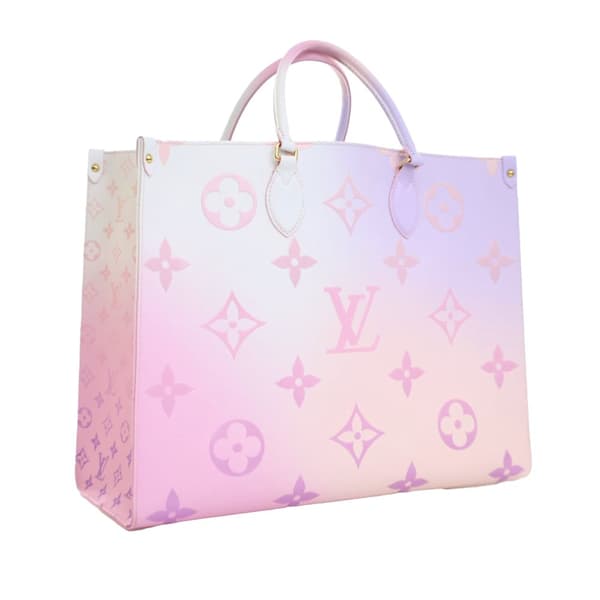 Pre-owned Louis Vuitton Monogram Giant Spring in the City OnTheGo GM Pink