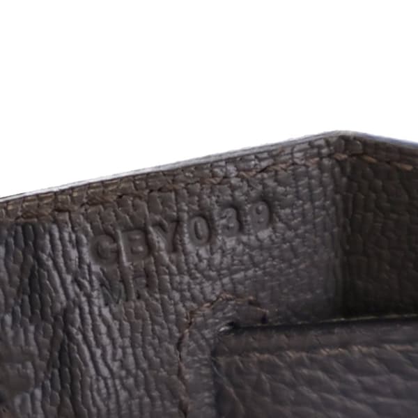 Pre-owned Hermès Togo Kelly II Retourne 28 Gray