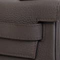 Miniatyrbilde 7 av 10: Pre-owned Hermès Togo Kelly II Retourne 28 Gray