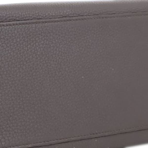 Pre-owned Hermès Togo Kelly II Retourne 28 Gray