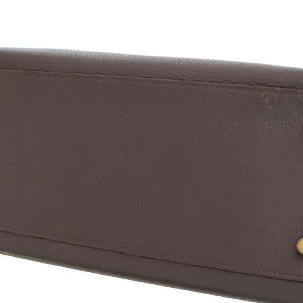 Pre-owned Hermès Togo Kelly II Retourne 28 Gray