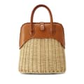 Miniatyrbild 1 av 10: Pre-owned Hermès Osier Wicker and Barenia Bolide Picnic 24 Brown