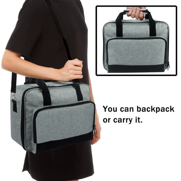 Crossbody kädessä pidettävä monitoiminen projektorin pölynjärjestäjälaukku