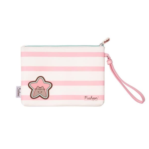 Väsk - Pusheen - Flickor - Polyester - Rosa/Vit - 23 x 16,5 cm