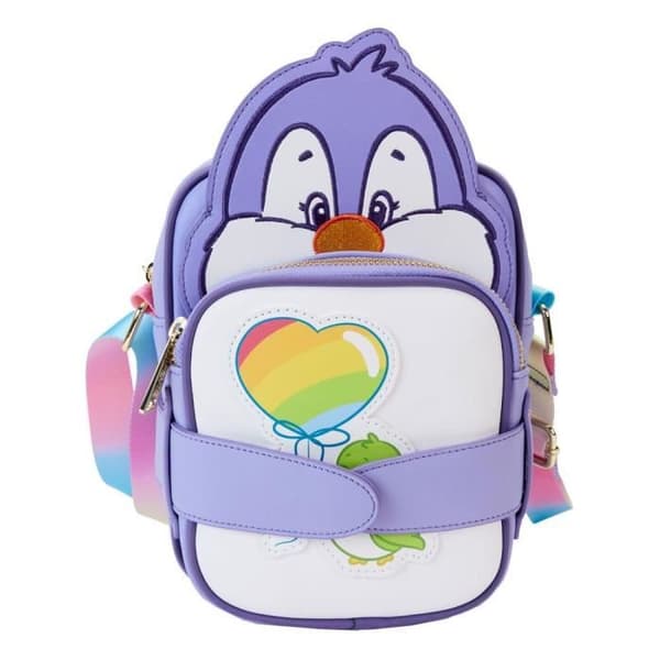 Sydväska - LOUNGEFLY - Kusiner Cozy Heart Penguin - Syntetiskt läder - Lila - 12x10x24 cm