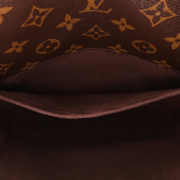 Pre-owned Louis Vuitton Monogram Pochette Metis Brown