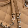 Pikkukuva 9 / 10: Pre-owned Chanel Small Quilted Calfskin Easy Shopping Tote Brown