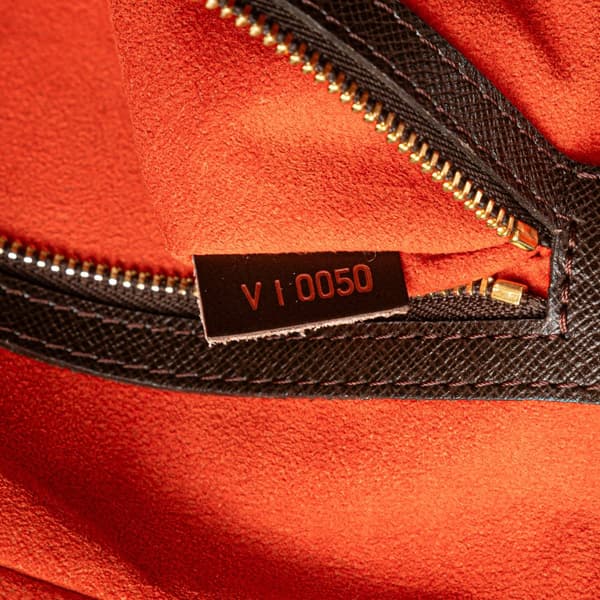 Pre-owned Louis Vuitton Damier Ebene Brera Brown