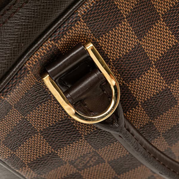 Pre-owned Louis Vuitton Damier Ebene Brera Brown