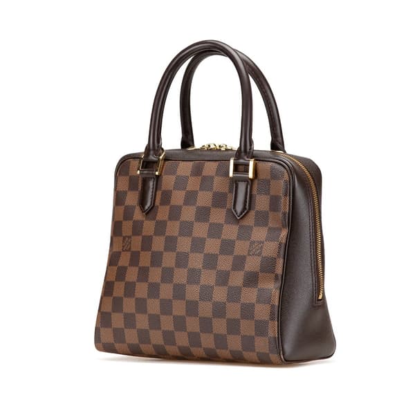 Pre-owned Louis Vuitton Damier Ebene Brera Brown