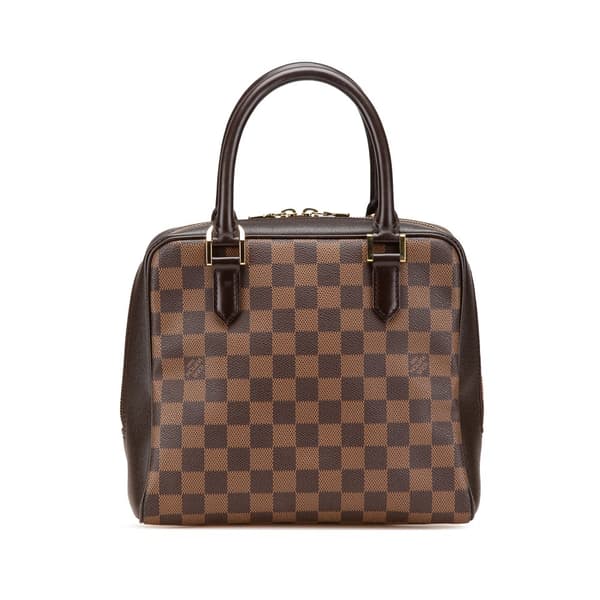 Pre-owned Louis Vuitton Damier Ebene Brera Brown