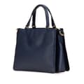Miniatyrbillede 2 af 10: Pre-owned Ferragamo Leather Tracy Vara Satchel Blue