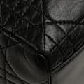 Miniatyrbild 10 av 10: Pre-owned Dior Medium Lambskin Cannage Lady Dior Black