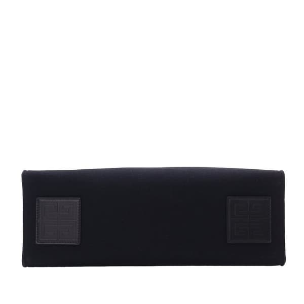 Pre-owned Givenchy Medium Canvas G Tote Shopping Bag Black