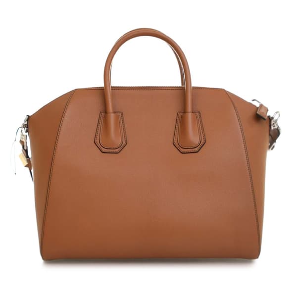 Pre-owned Givenchy Medium Sugar Goatskin Antigona Brown
