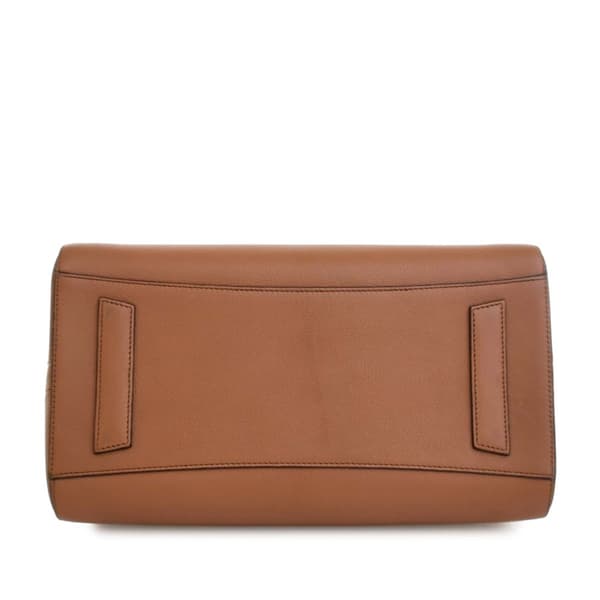 Pre-owned Givenchy Medium Sugar Goatskin Antigona Brown