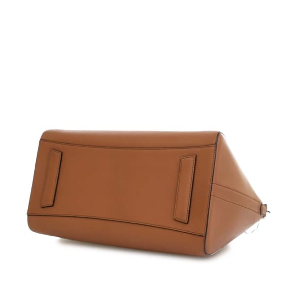 Pre-owned Givenchy Medium Sugar Goatskin Antigona Brown