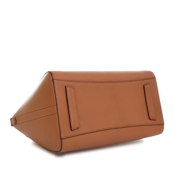 Pre-owned Givenchy Medium Sugar Goatskin Antigona Brown