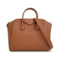 Miniatyrbilde 1 av 10: Pre-owned Givenchy Medium Sugar Goatskin Antigona Brown