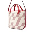 Miniatyrbild 2 av 9: Pre-owned Hermès Toile and Swift Cabas H en Biais 27 Pink