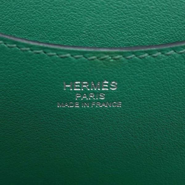Pre-owned Hermès Toile and Swift In the Loop 18 Gray