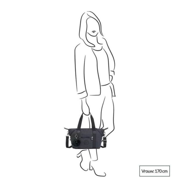 Kipling Art Mini Handväska äkta marinblå c