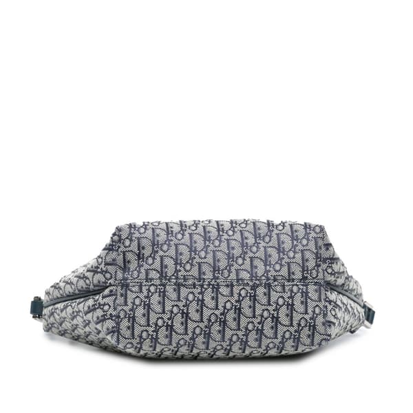 Pre-owned Dior Diorissimo Canvas Pochette Blue