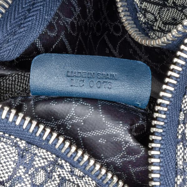 Pre-owned Dior Diorissimo Canvas Pochette Blue