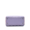 Pikkukuva 3 / 10: Pre-owned Dior Medium Tricolor Lambskin Cannage Lady Dior Purple