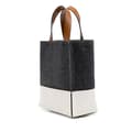 Pikkukuva 2 / 10: Pre-owned Marni Felt Trimmed Leather Museo Shopper Tote Gray