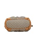 Miniatyrbillede 3 af 10: Pre-owned Gucci Diamante Canvas Sukey Satchel Brown