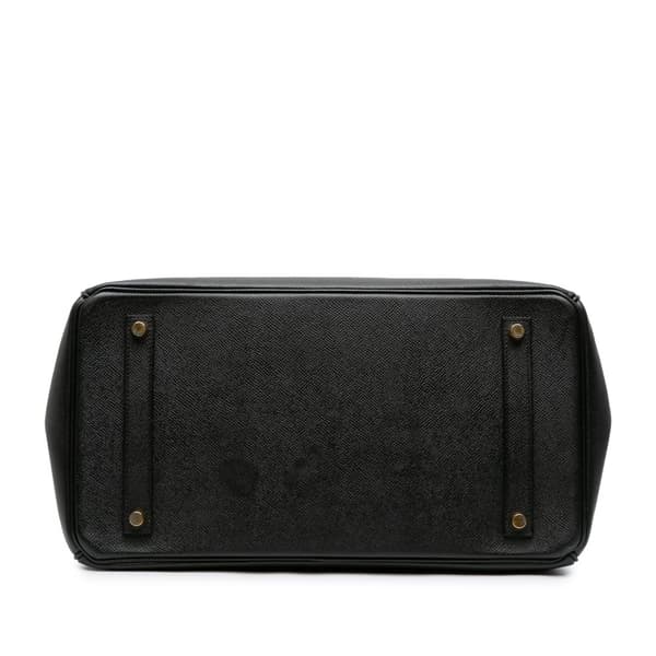 Pre-owned Hermès Epsom Birkin Retourne 35 Black