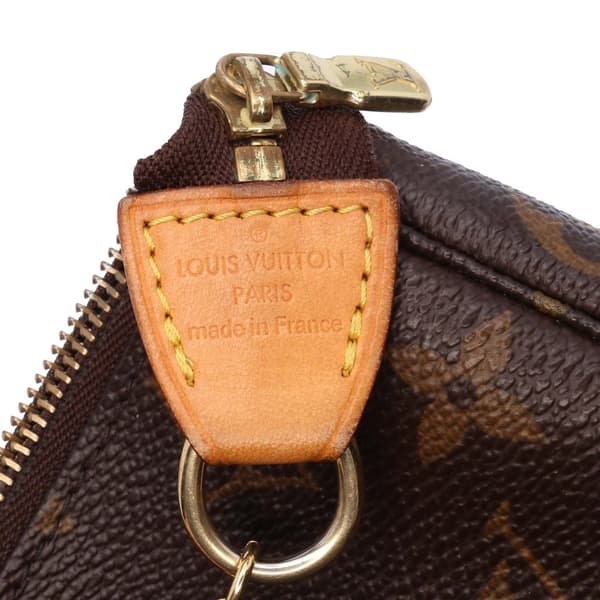 Pre-owned Louis Vuitton Monogram Mini Pochette Accessoires Brown