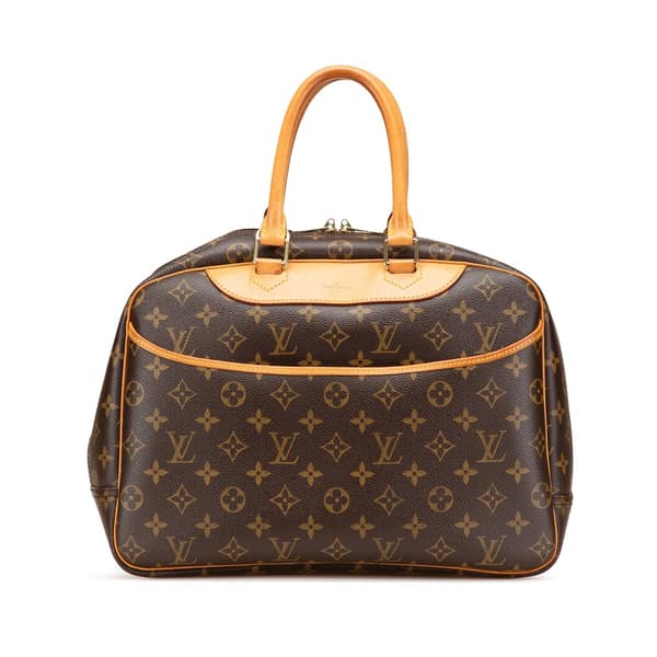 Pre-owned Louis Vuitton Monogram Deauville Brown