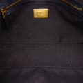 Miniatyrbild 4 av 10: Pre-owned Fendi Zucca Embroidered Canvas Baguette Satchel Blue