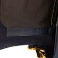 Miniatyrbild 5 av 10: Pre-owned Fendi Zucca Embroidered Canvas Baguette Satchel Blue