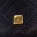 Miniatyrbild 8 av 10: Pre-owned Fendi Zucca Embroidered Canvas Baguette Satchel Blue