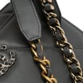 Miniatyrbild 10 av 10: Pre-owned Chanel Quilted Lambskin 19 Wallet on Chain Gray